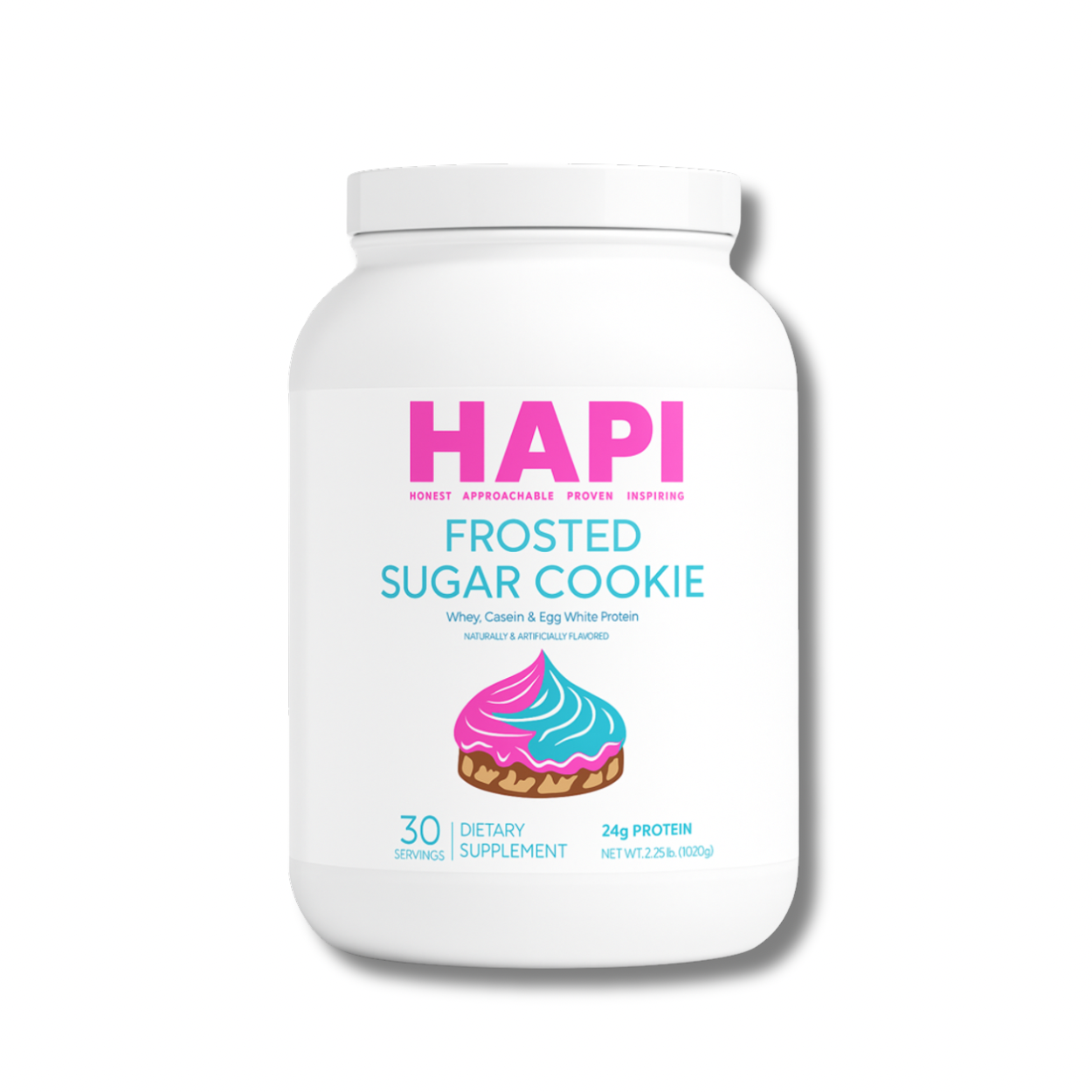 HAPI Limited Edition: Frosted Sugar Cookie Protein HAPI Limited Edition: Frosted Sugar Cookie Protein