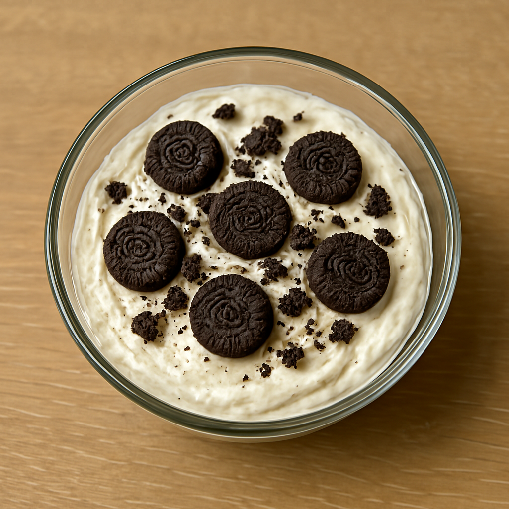 No Bake Oreo Protein Cheesecake