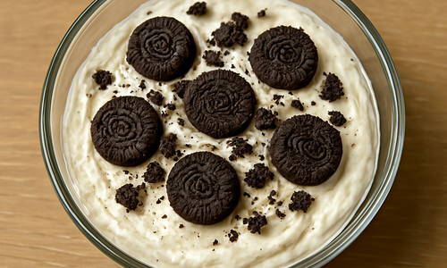 No Bake Oreo Protein Cheesecake