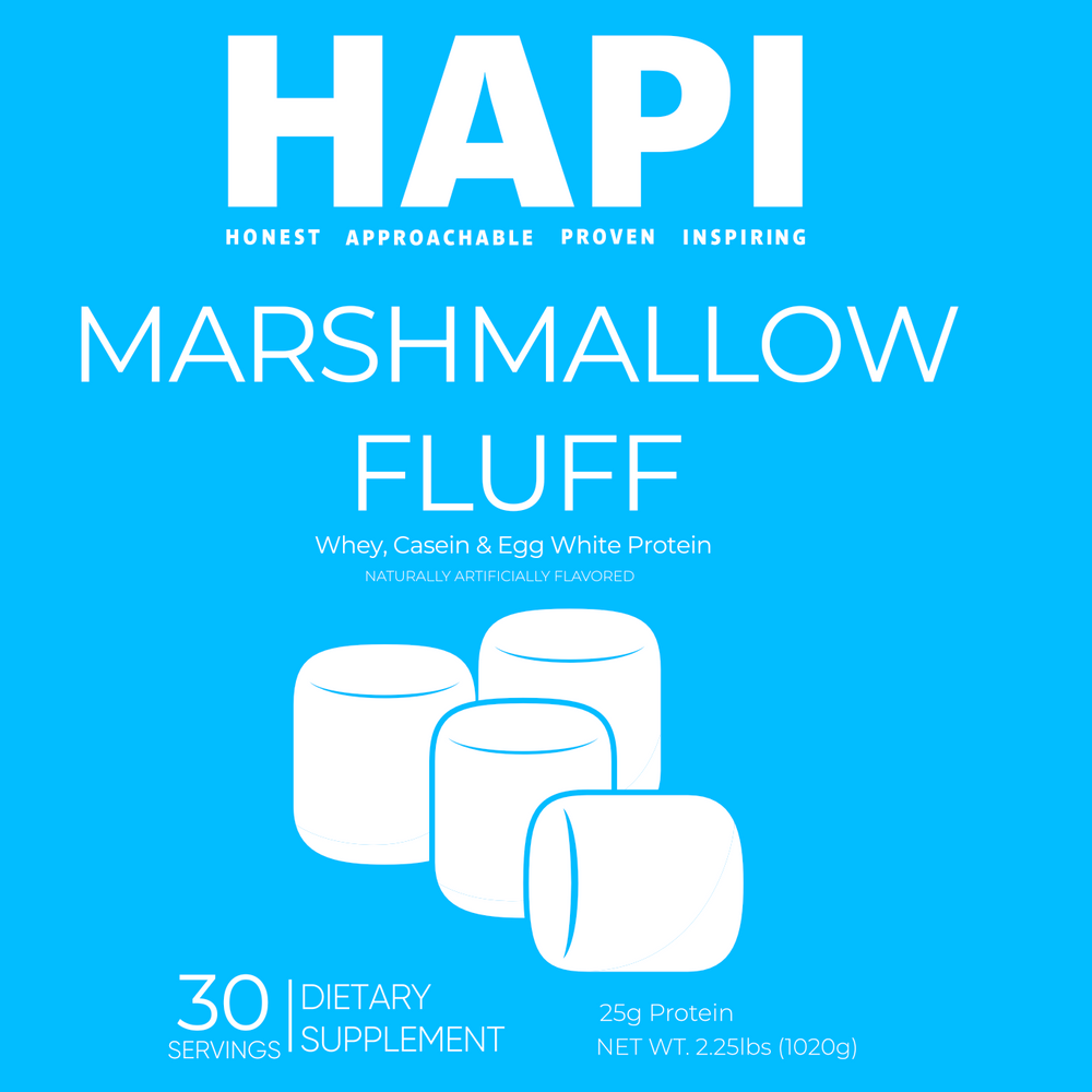 
                      
                        HAPI Marshmallow Fluff Protein (with mini marshmallows!)
                      
                    