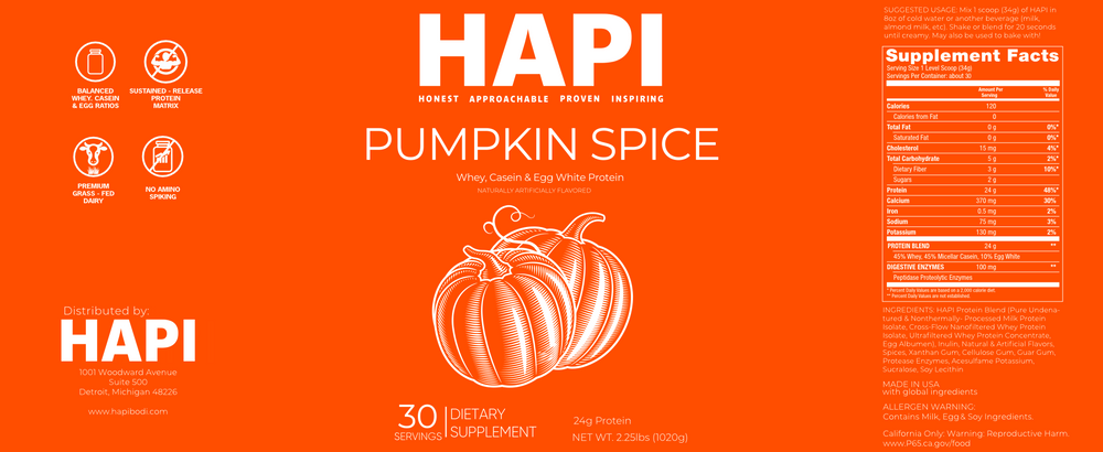 
                      
                        HAPI Pumpkin Protein
                      
                    