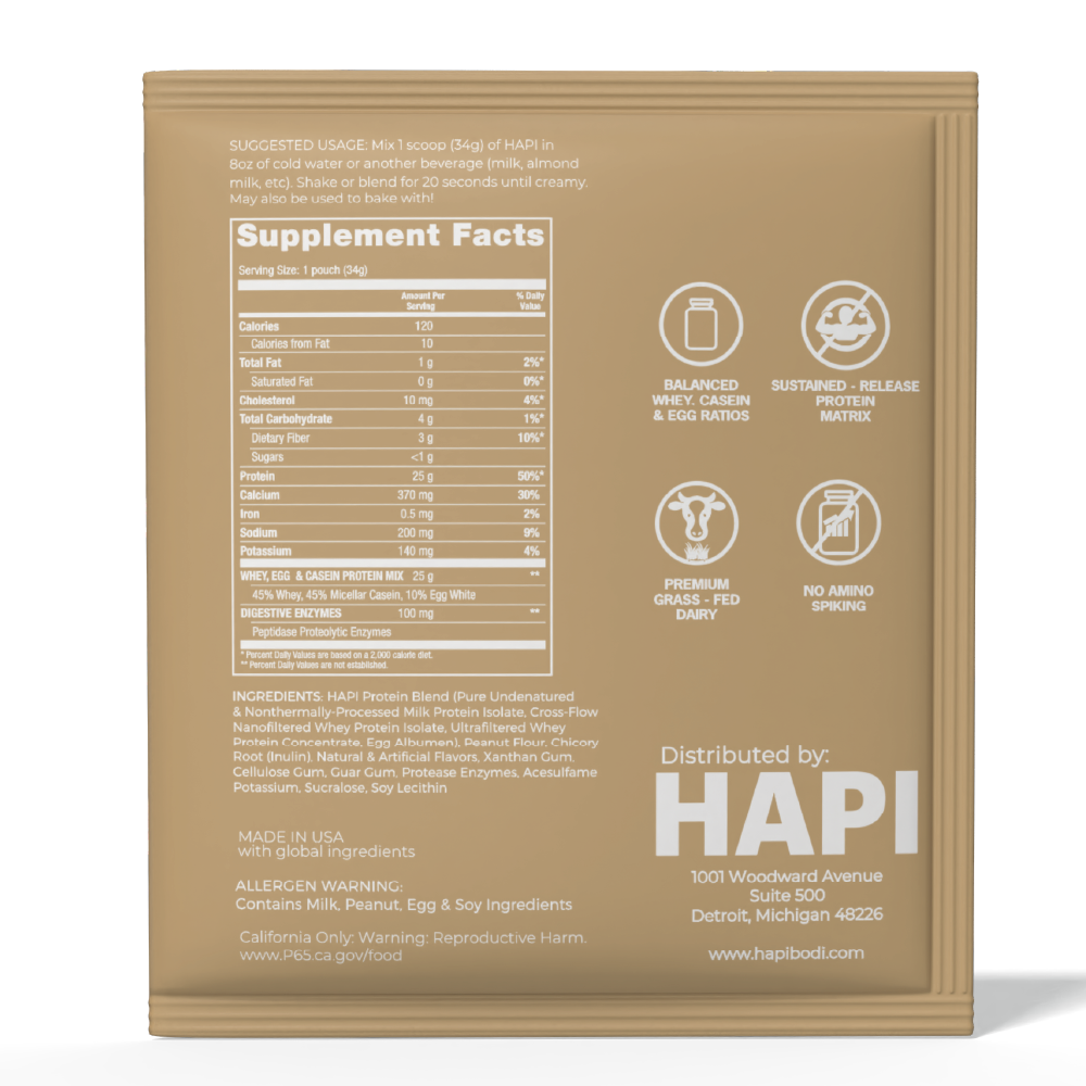 
                      
                        [Single Serve Packet] HAPI Peanut Butter-Marshmallow Cookie
                      
                    