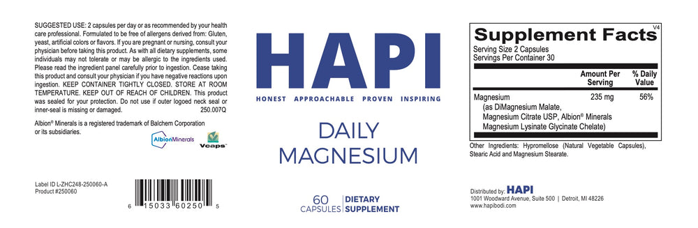 
                      
                        [Medical Grade] Daily Magnesium Capsules
                      
                    