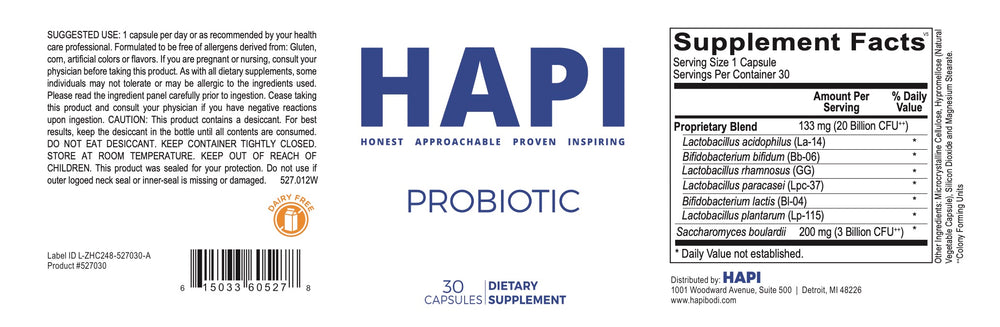 
                      
                        [Medical Grade] HAPI Probiotic
                      
                    